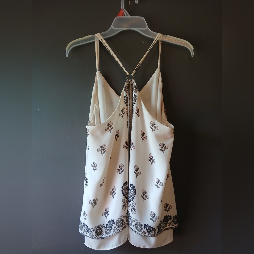 Maurices Black and White Floral Camisole - Picture 3 of 4